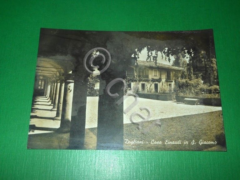 Cartolina Dogliani - Casa Einaudi in S. Giacomo 1964