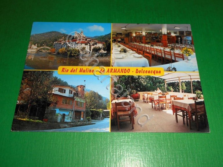 Cartolina Dolceacqua - Ristorante Rio del Mulino "da Armando" 1980 …
