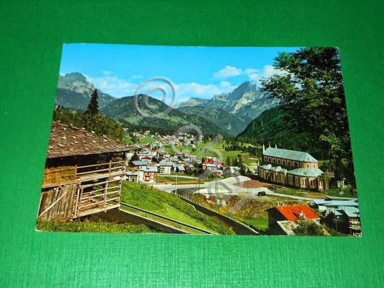Cartolina Dolomiti - Falcade - Panorama verso il Monte Civetta …