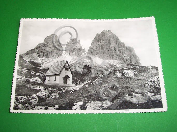 Cartolina Dolomiti - Giogo della Sella 1952 | Immagine Gallery 2