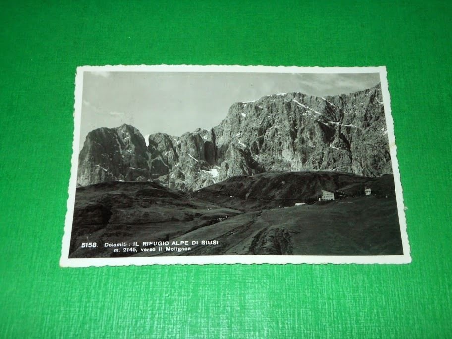 Cartolina Dolomiti - Il Rifugio Alpe di Siusi verso il …
