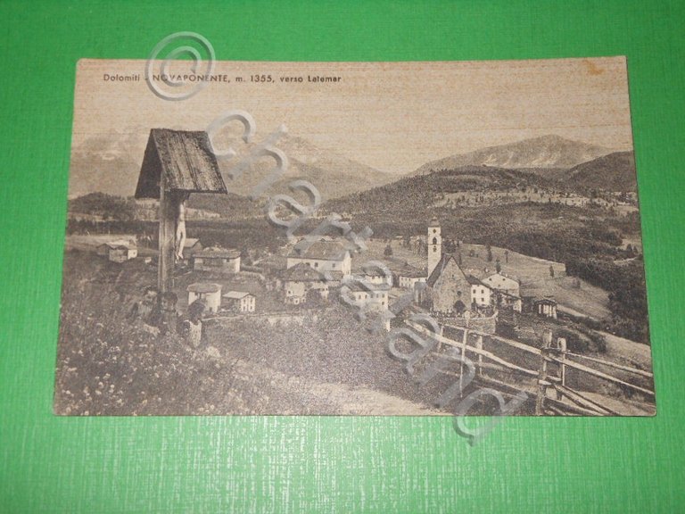 Cartolina Dolomiti - Nova Ponente ( Bolzano ) - Veduta …