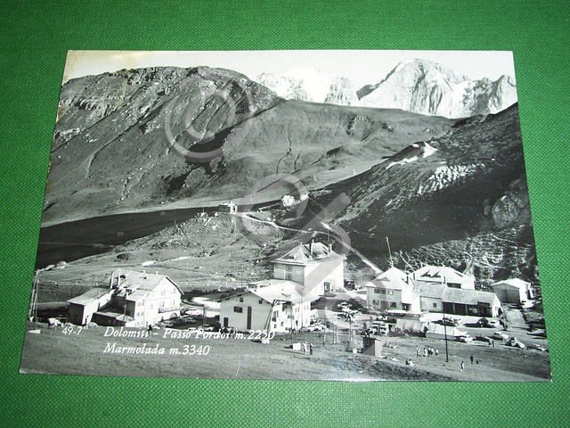 Cartolina Dolomiti - Passo Pordoi - Marmolada 1967