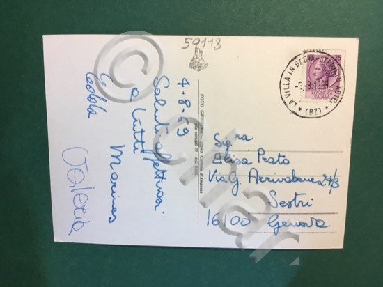 Cartolina Dolomiti - Val Badia - S. Cassiano m.1537 - …