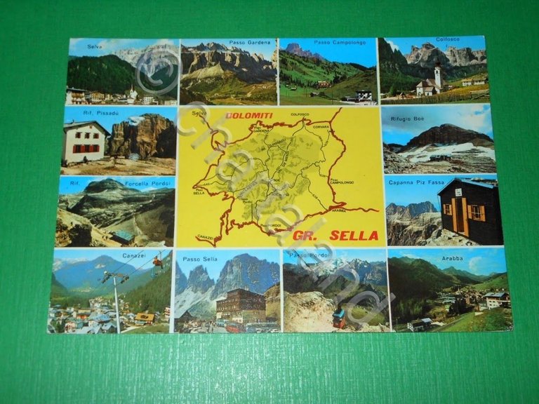 Cartolina Dolomiti - Vedute diverse 1983