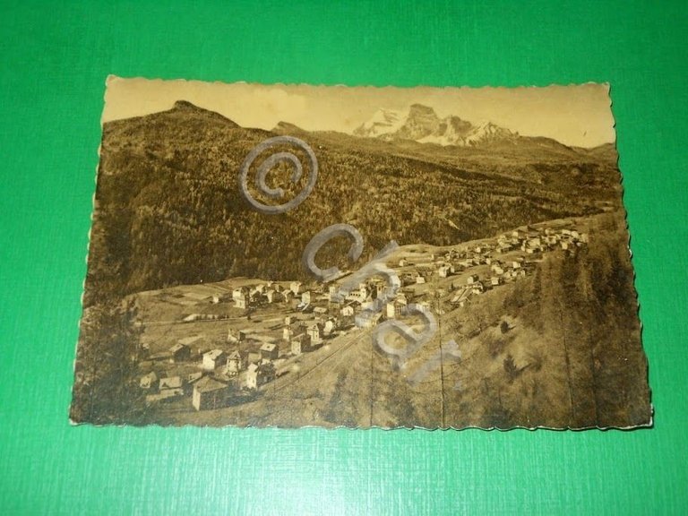 Cartolina Dolomiti - Vodo di Cadore - Panorama col Pelmo …