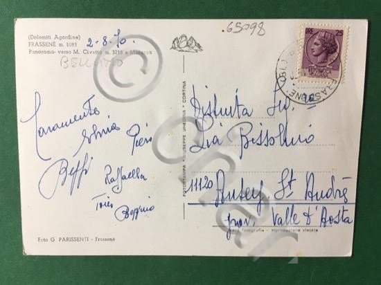 Cartolina Dolomiti Agordine - Frassene - Panorama - 1970