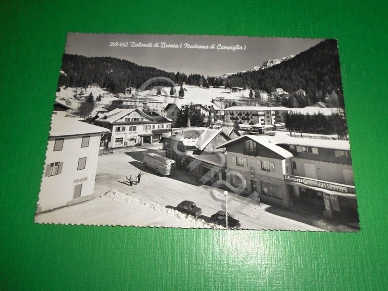Cartolina Dolomiti di Brenta - Madonna di Campiglio - Scorcio …