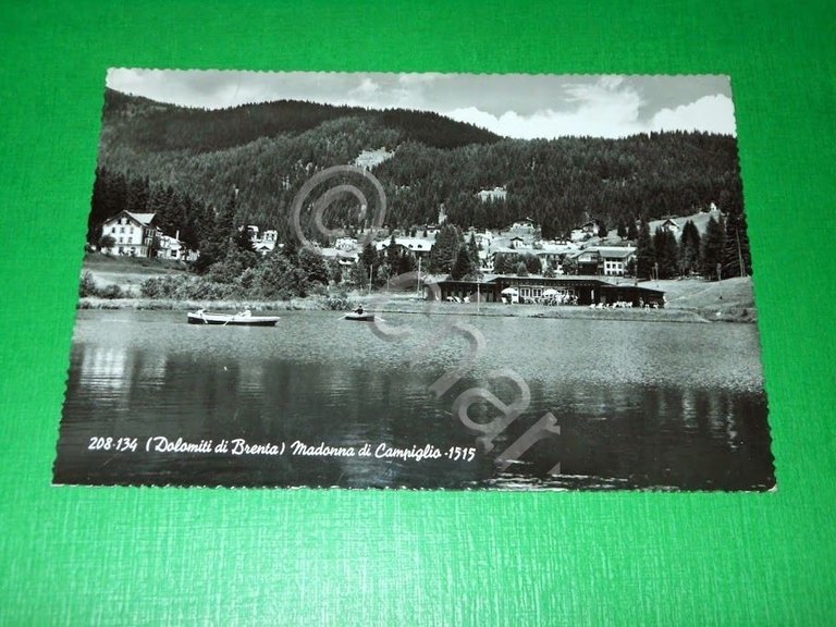 Cartolina Dolomiti di Brenta - Madonna di Campiglio - Scorcio …