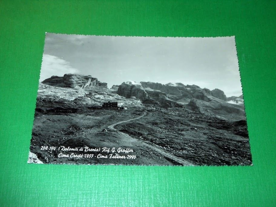 Cartolina Dolomiti di Brenta - Rifugio G. Graffer - Cime …