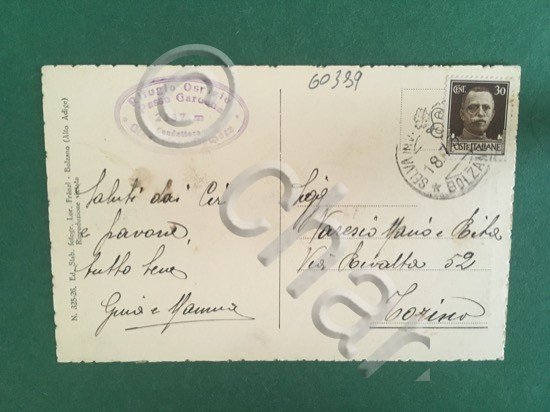 Cartolina Dolomiti Gardenesi - Ospizio Passo Di Ferrara m 2137 …