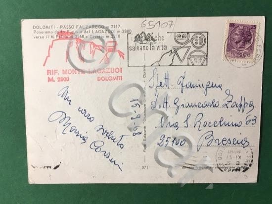 Cartolina Dolomiti Passo Falzarego - Panorama dalla Funivia del Lagazuoi …