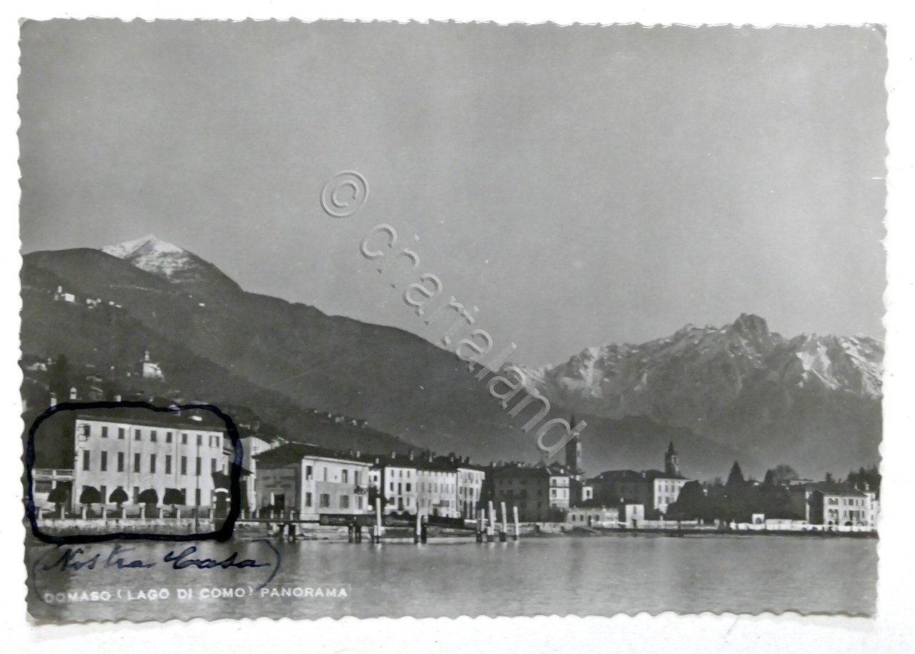 Cartolina Domaso (Lago di Como) - Panorama - 1950 | Immagine principale