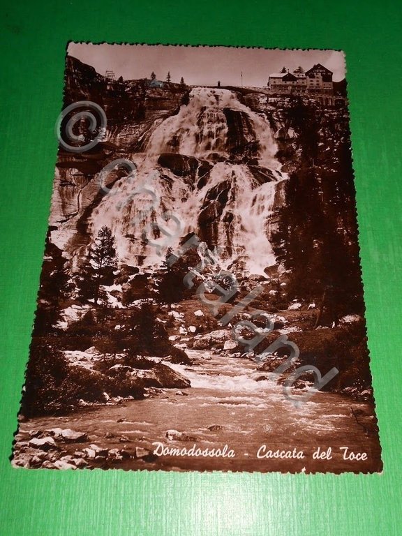 Cartolina Domodossola - Cascata del Toce 1940 ca