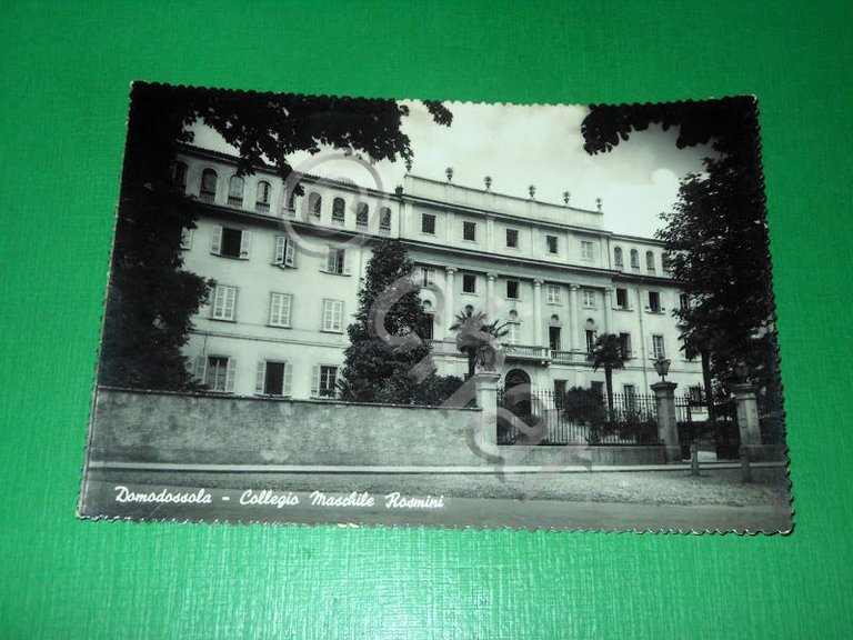 Cartolina Domodossola - Collegio Maschile Rosmini 1953