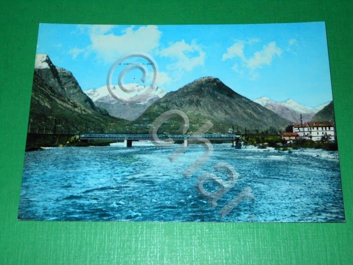 Cartolina Domodossola - Fiume Toce e il Ponte Mizzocola 1960 …