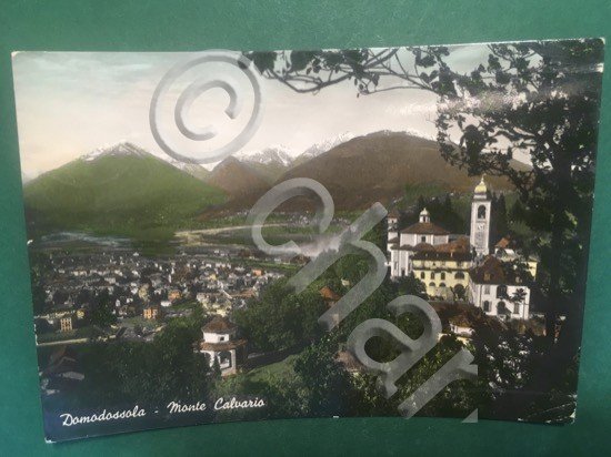 Cartolina Domodossola - Monte Calvario - 1955