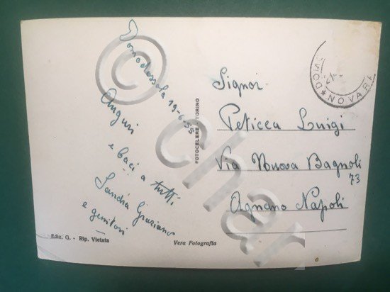 Cartolina Domodossola - Monte Calvario - 1955