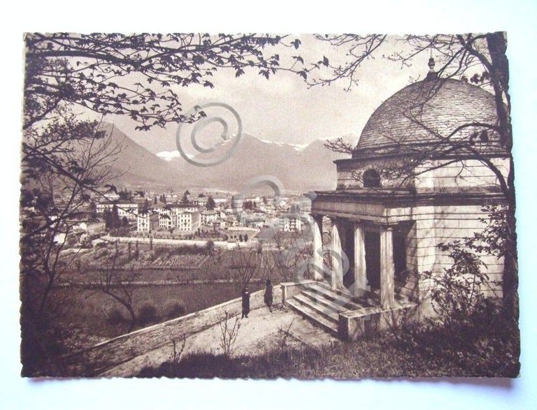 Cartolina Domodossola Panorama da Strada Calvario 1951