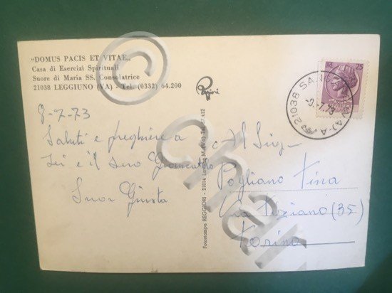 Cartolina Domus Pacis Et Vitae - Casa Di Esercizi Spirituali …