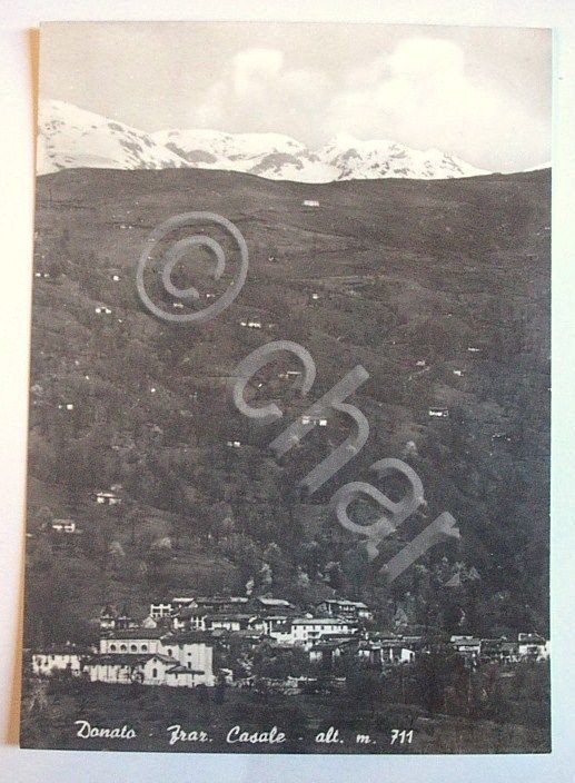 Cartolina Donato - fraz. Casale - Panorama 1964.