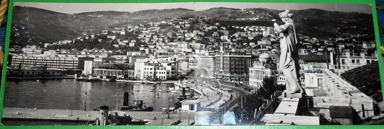 Cartolina doppia Trieste - Panorama 1960 ca.