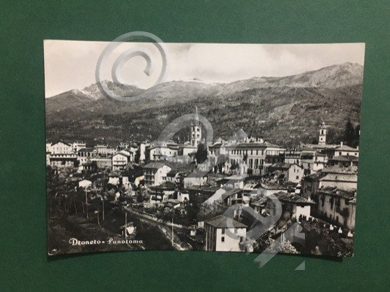 Cartolina Dronero - Panorama + 1962