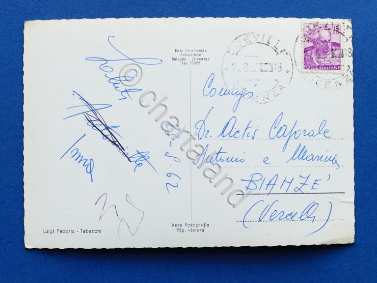 Cartolina Dueville - Panorama - 1962 | Immagine Gallery 4