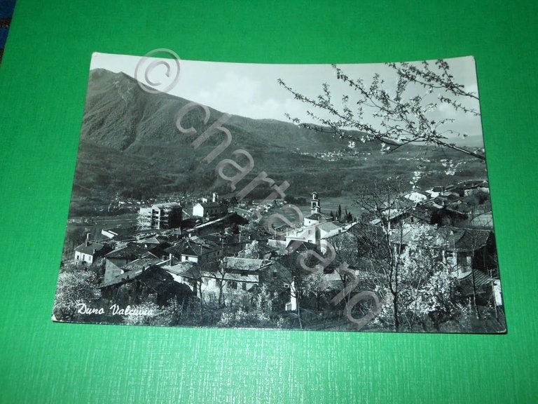 Cartolina Duno Valcuvia - Scorcio panoramico 1957