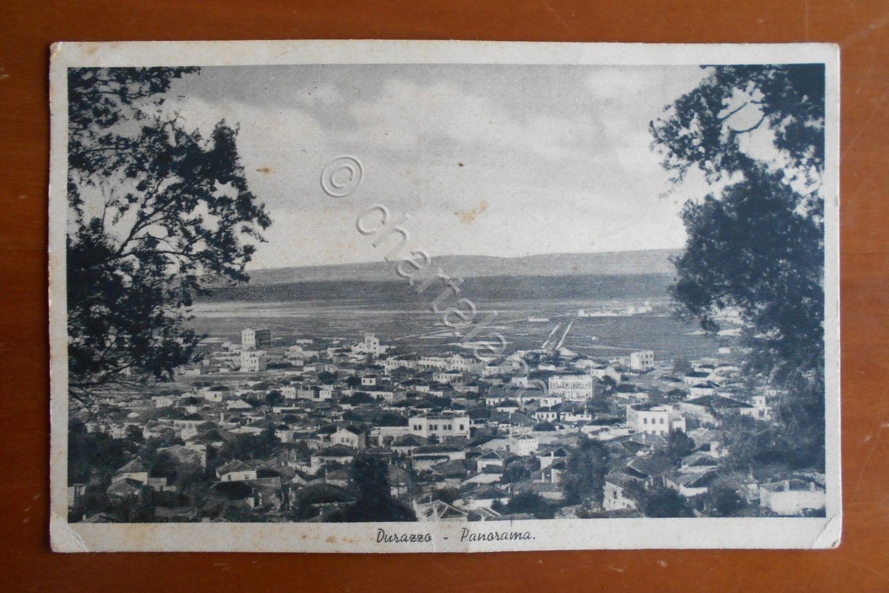 Cartolina Durazzo (Albania) - Panorama - 1941