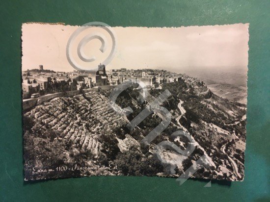 Cartolina Enna - Panorama Lato Est - 1953 | Immagine Gallery 3