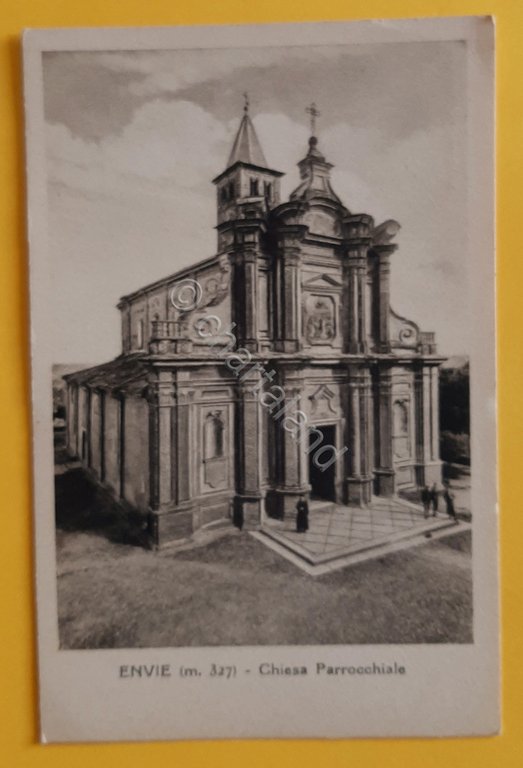 Cartolina Envie - Chiesa Parrocchiale - 1920 | Immagine Gallery 2