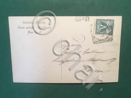 Cartolina Eruzione del Vesuvio - Un Torrente di Lava - …