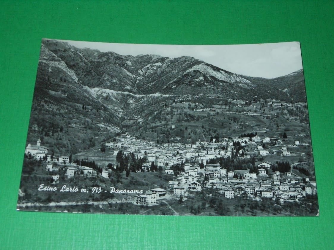 Cartolina Esino Lario - Panorama 1963.