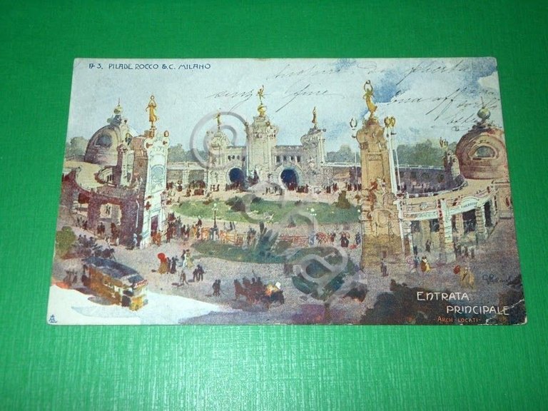 Cartolina Esposizione di Milano 1906 - Entrata Principale ( Arch. …