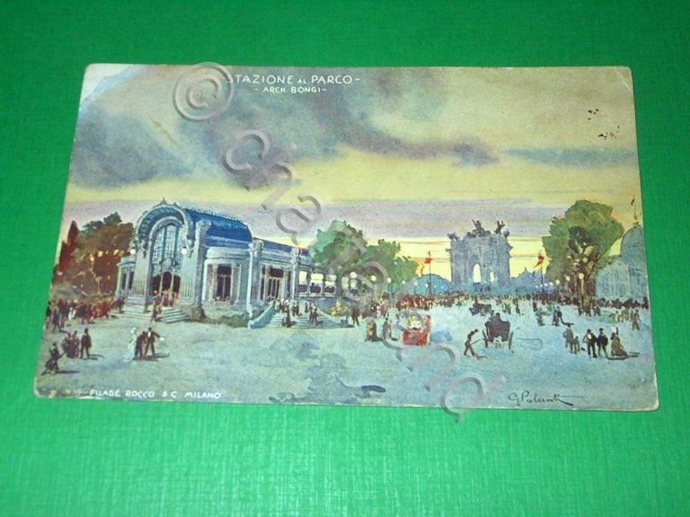 Cartolina Esposizione di Milano 1906 - Stazione al Parco n. …