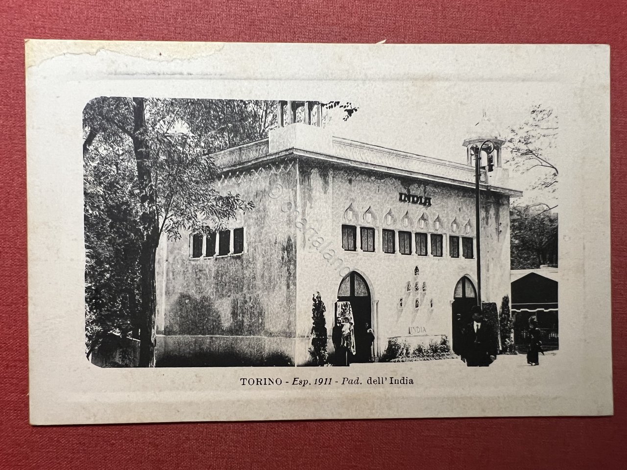 Cartolina Esposizione di Torino 1911 - Padiglione dell'India