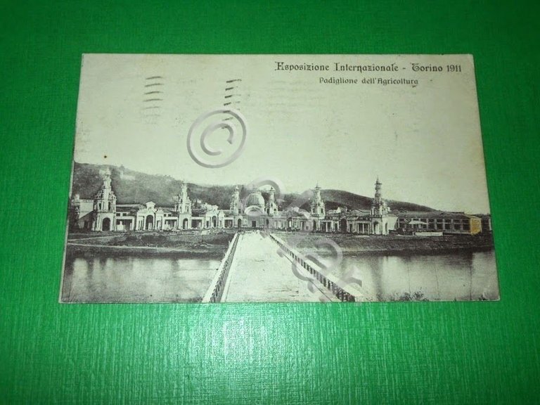 Cartolina Esposizione Internazionale Torino 1911 - Padiglione dell' Agricoltura