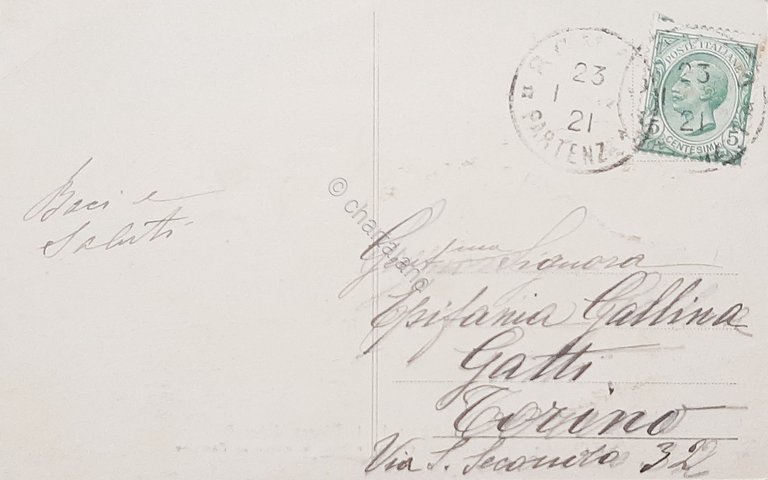 Cartolina Esposizioni Roma - Faenza - Porta Ravegnana - 1921