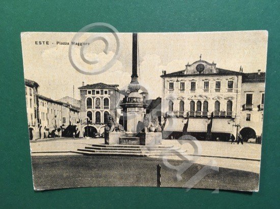 Cartolina Este - Piazza Maggiore - 1954