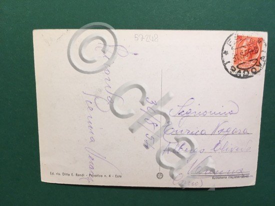 Cartolina Este - Piazza Maggiore - 1954