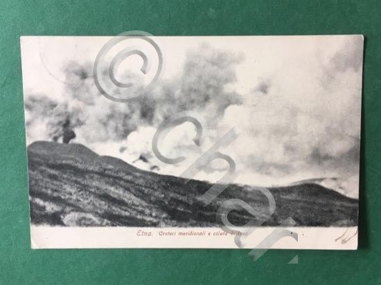 Cartolina Etna - Crateri Meridionali e Colata di Lava - …