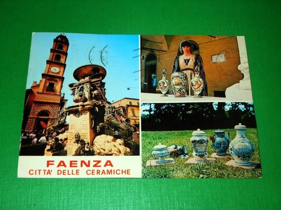 Cartolina Faenza - Città delle Ceramiche - Vedute 1981.