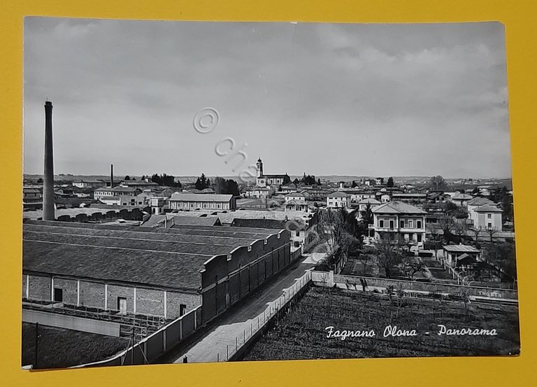 Cartolina Fagnano Olona - Panorama - 1922