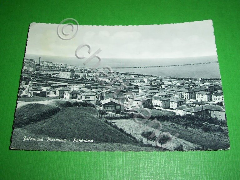 Cartolina Falconara Marittima - Panorama - 1962.