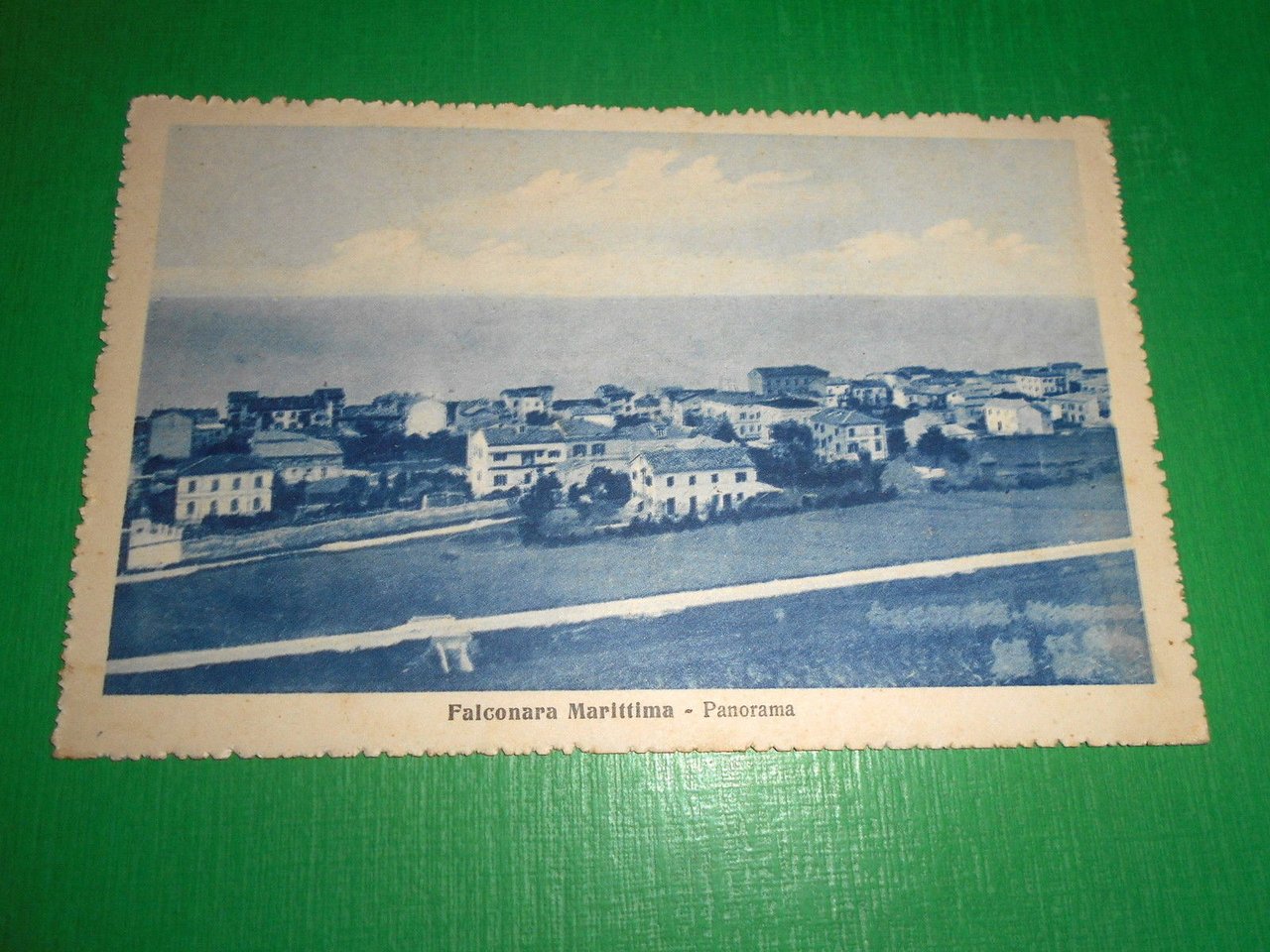 Cartolina Falconara Marittima - Panorama 1916.