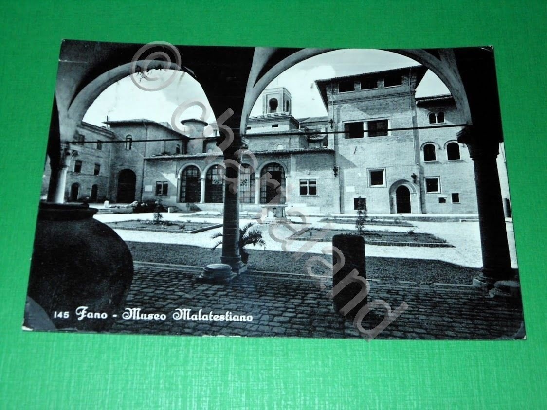 Cartolina Fano - Museo Malatestiano 1960.