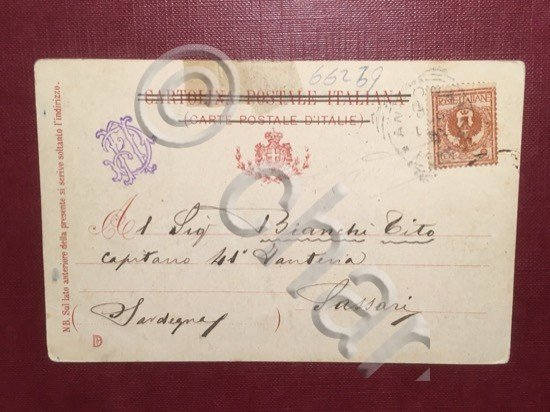 Cartolina Fanteria Brigata Torino - 1910