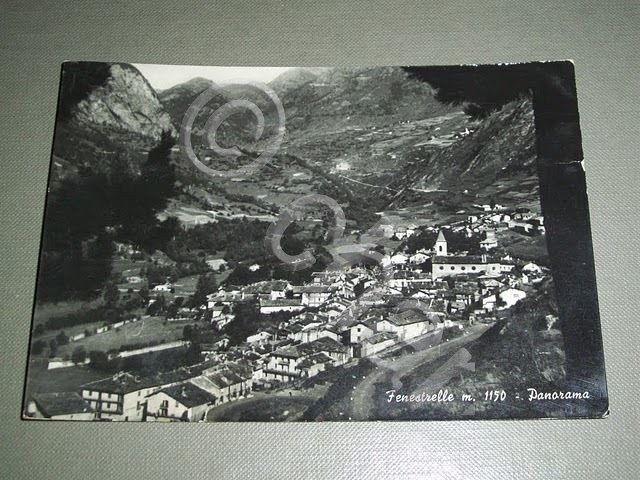 Cartolina Fenestrelle (Torino) - Panorama 1954