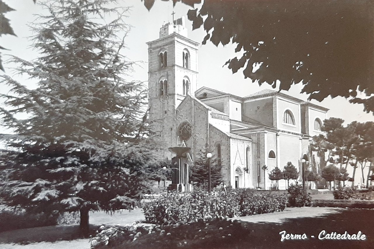 Cartolina Fermo - Cattedrale - 1957